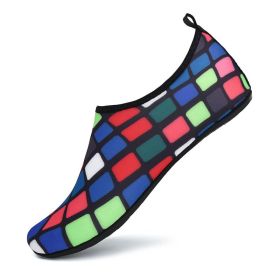 Men's Water Shoes Quick Drying Swimming Socks Women Yoga Shoes Summer Aqua Sandals Non Slip Barefoot Slippers for Beach Vacation (Color: P22, size: 36-37 (feet 22.5cm))